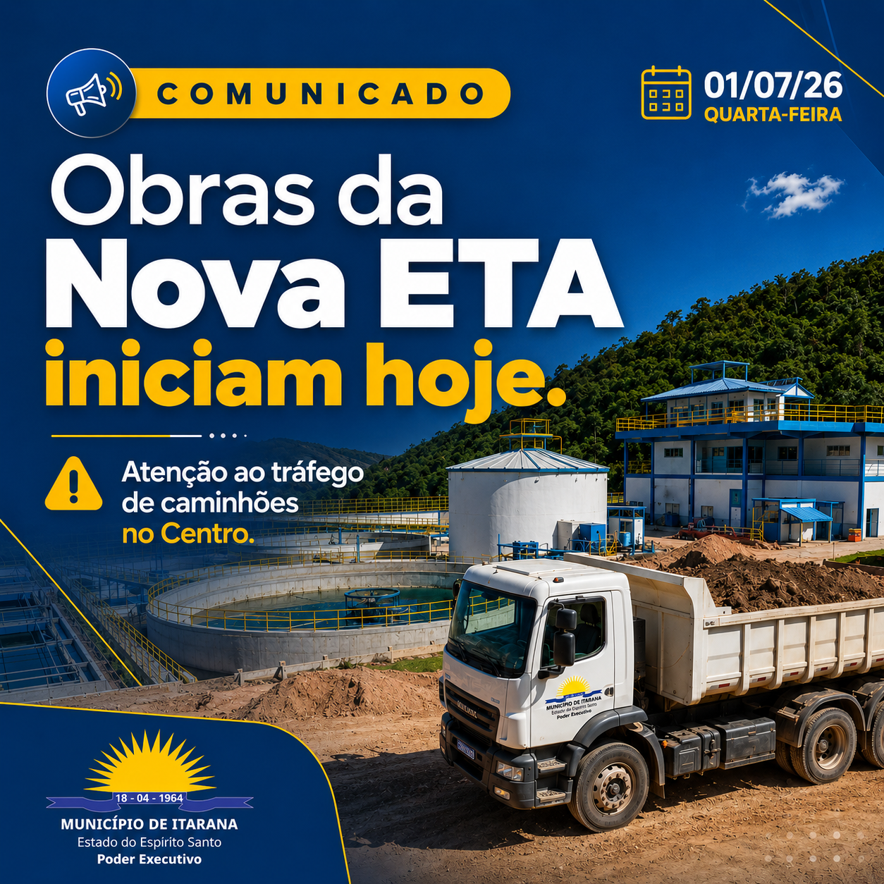 COMUNICADO À POPULAÇÃO