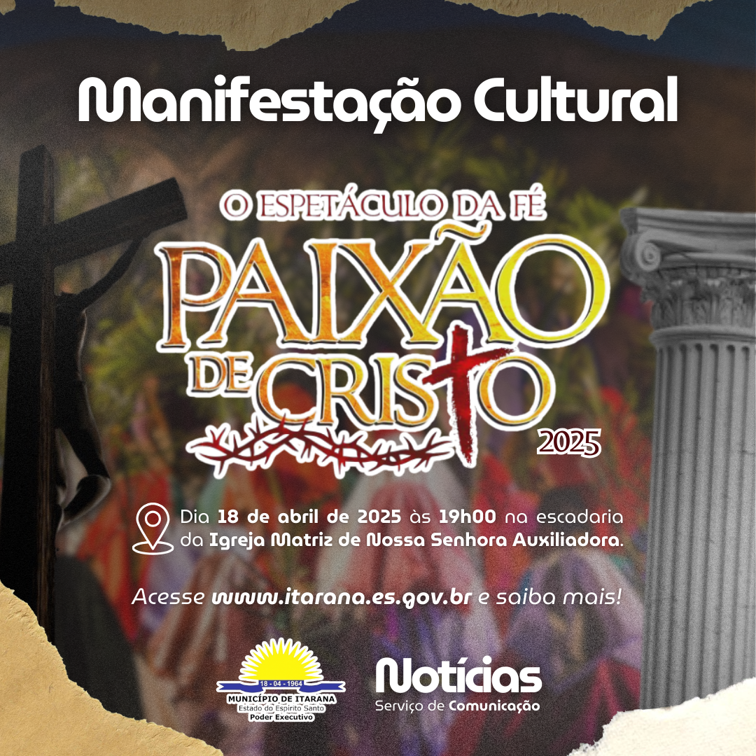 Prefeitura de Itarana firma parceria com o Teatro da Semana Santa