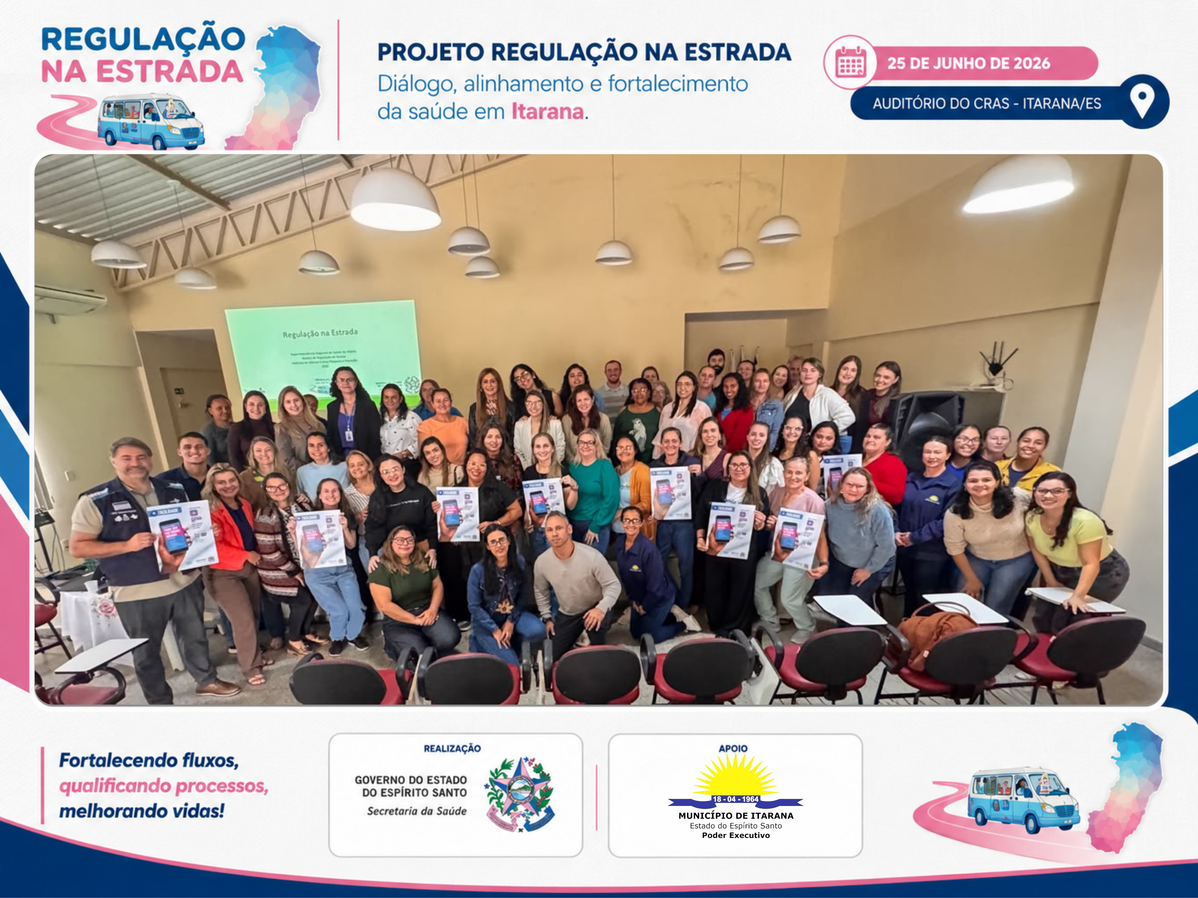 Projeto Regulação na Estrada chega a Itarana e promove alinhamento dos serviços de saúde
