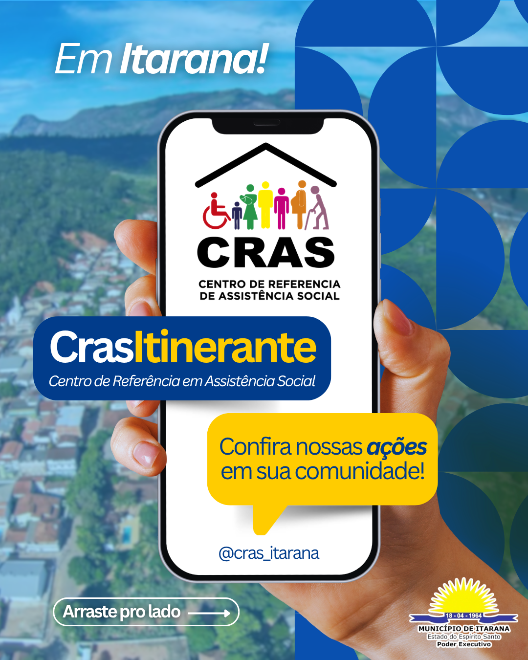 Prefeitura de Itarana promove CRAS Itinerante para ampliar o acesso aos serviços da assistência social