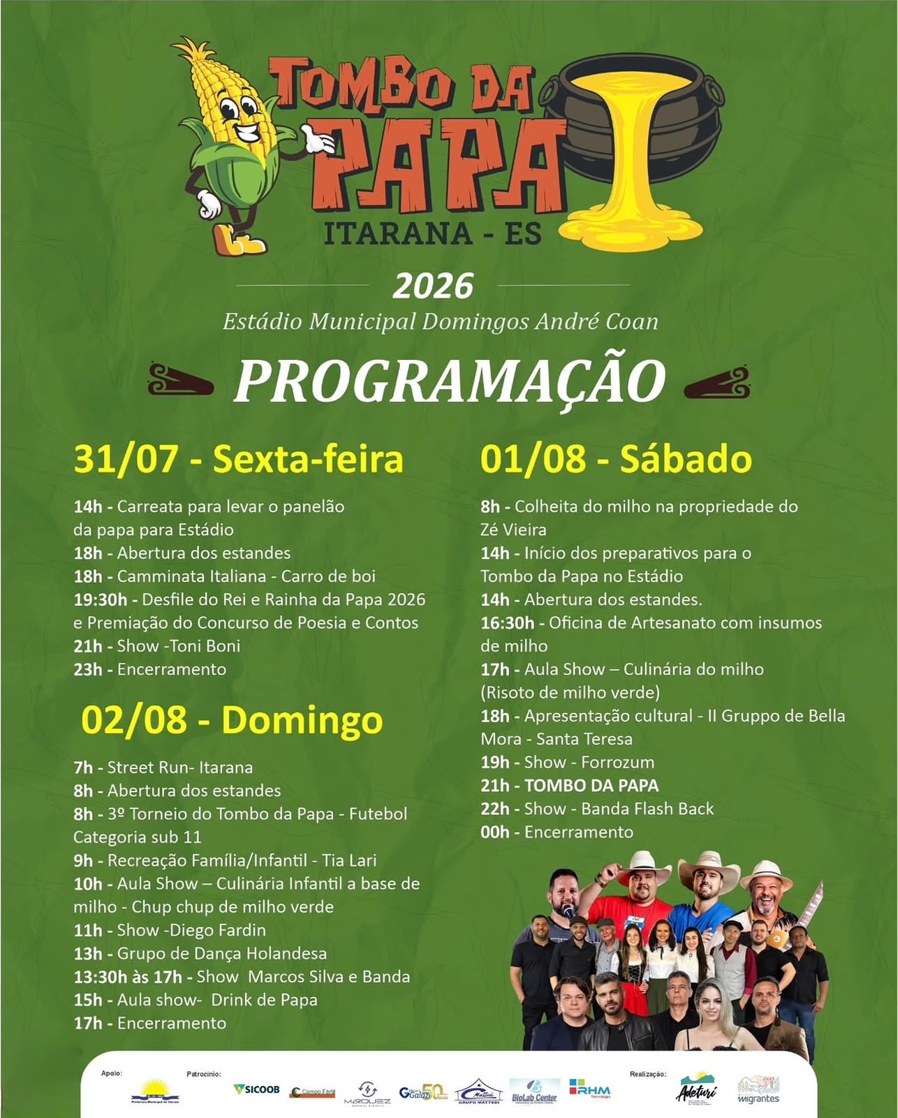ADMINISTRAÇÃO MUNICIPAL REPASSA QUASE 150 MIL PARA A ADETURI REALIZAR O 8º TOMBO DA PARA QUE ACONTECE NESTE FINAL DE SEMANA EM ITARANA.
