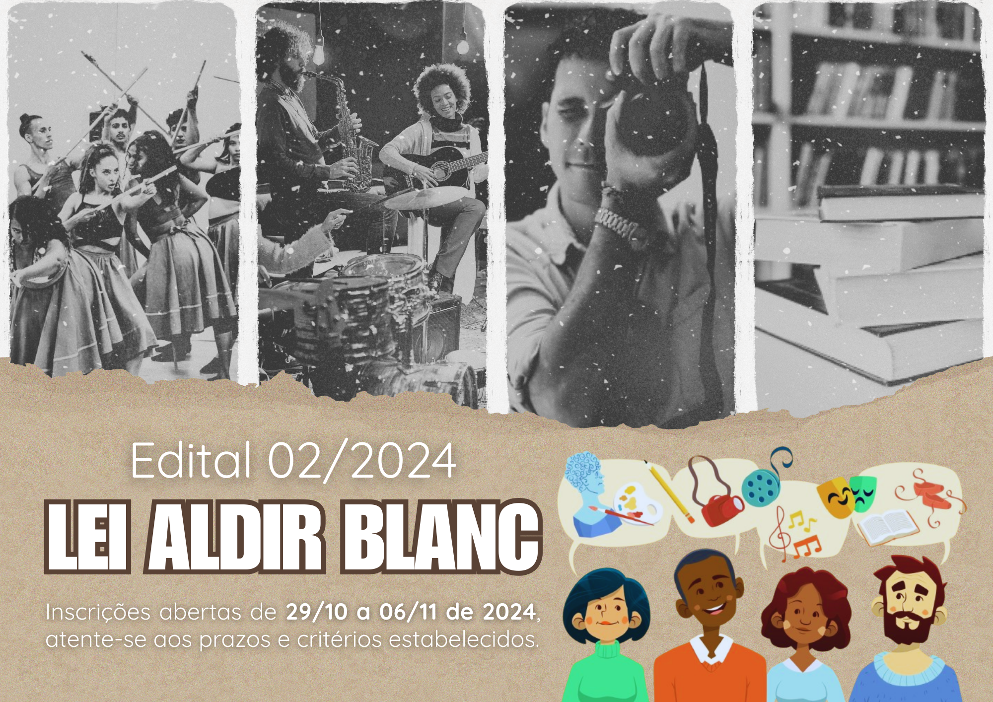 Edital 02/2024 Lei Aldir Blanc - Seleção de Projetos de Valorização da Diversidade Cultural Itaranense